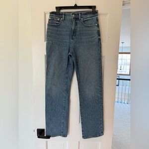 Madewell The 90's Straight Jeans Medium Wash Women's SIZE 26